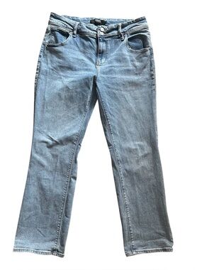 Hudson Women's Mid-Rise Slim Straight Leg Jeans Sz 12